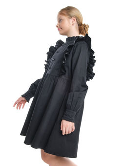 Платье черное нарядное для девочки 33-24251 черный - Mini maxi фото 17