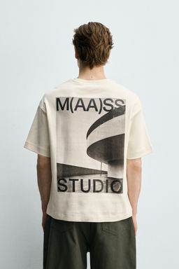 SUDADERA INTERLOCK ESTAMPADO FOTOGR?FICO / Beige - Zara фото 3