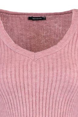 Gul Kurusu Crop Yumusak Dokulu Basic Triko Kazak TWOAW22KZ1453 - Trendyolmilla фото 8