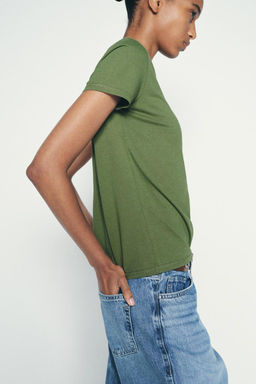 T-SHIRT WITH POCKET - Zara фото 14