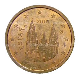 2 евроцента 2015 года Испания