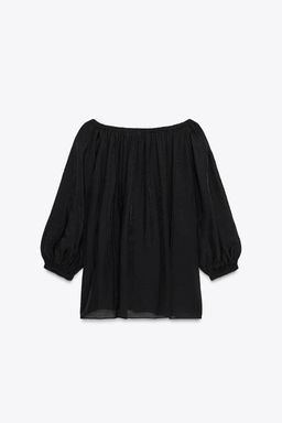 ZW COLLECTION OFF-THE-SHOULDER TOP - Zara фото 7
