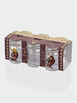 Цена за 18 шт. Набор стопок Гладкий. Крейзи лошадки, 50 мл, 6 шт., стекло, прозрачный