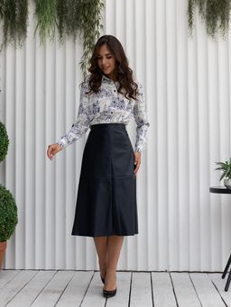 юбка из экокожи 859-0216 - Трика фото 4