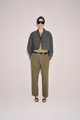 CHAQUETA CORTA ZW COLLECTION / Gris antracita