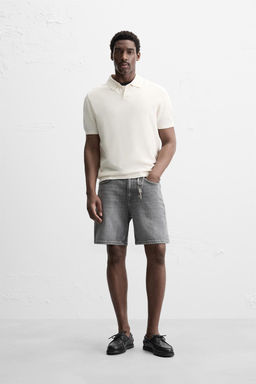 REGULAR FIT DENIM BERMUDA SHORTS - Zara фото 16