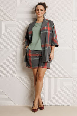 Костюм Mubliz 304 серая клетка