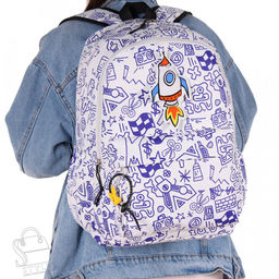 Рюкзак текстильный 5685PW blue Sikaile в Новосибирске - S-style фото 2