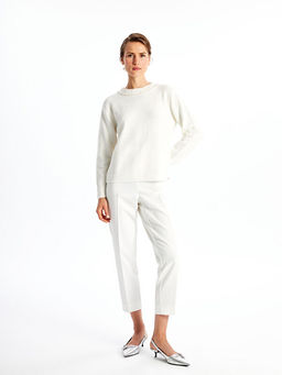 Bisiklet Yaka Kad?n Triko Kazak