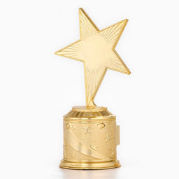 Кубок наградная фигура: звезда Ты лучше всех золото, пластик, 16 см