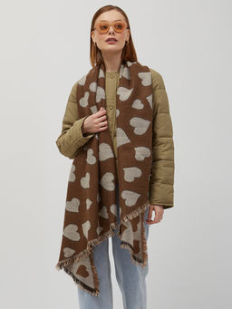 Теплый двусторонний палантин В составе шерсть - Tantino фото 5