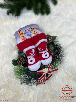 Носочки махровые Новый год