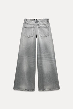 TRF ELEPHANT-LEG LOW-RISE JEANS - Zara фото 8