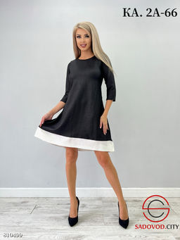 Платье, изготовленное из полиэстера