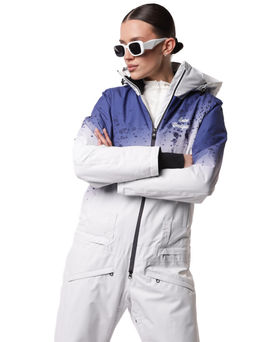 Комбинезон BB-0525 Бело-фиолетовый