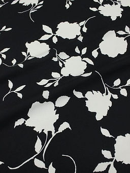 Перкаль Премиум (Digital) Искусство теней цв.черный, ш.1.45м, хлопок-100%, 95гр/м.кв