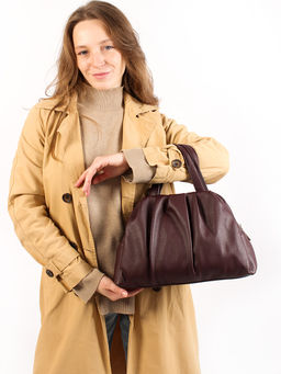 LACCOMA сумка София-Y2005-бордовый эко кожа хлопок