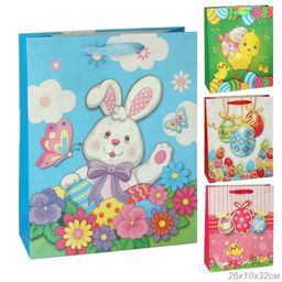 Пакет подарочный 32x26x10 / 1083M /уп 12/480/ микс