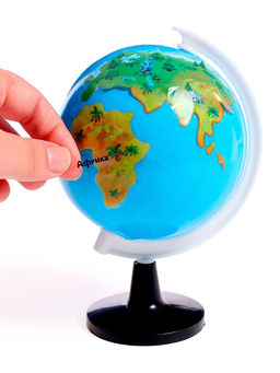 Развивающий набор Глобус - изучаем животный мир - Эврики фото 9