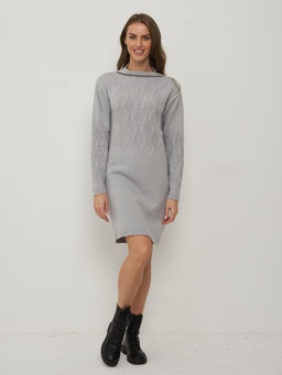 Платье женское 5212-2464. 66/03 сталь