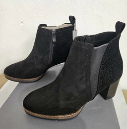 Marco Tozzi Ботильоны с резинкой- вставкой и Feel me р.38 черн.