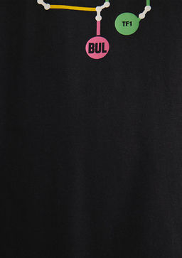 Siyah Istanbul Tisort - Mavi фото 8