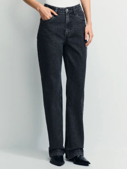 Джинсы straight с высокой посадкой / Zarina