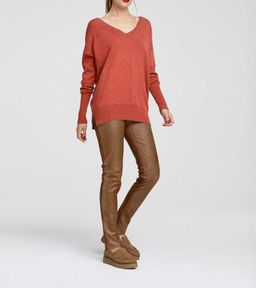 Пуловер, мандериновый