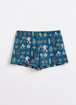 DEA MIA ШОРТЫ ЖЕНСКИЕ 5300 SHORTS (пижамные с рисунком) ДЖИНС ДЖИНС