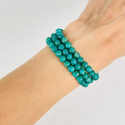 Бусины для украшений из Амазонита (70 бусин) 39 см