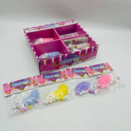 Мякиш DECOMPRESSION SQUEEZE TOYS - Гусеница антистресс 16 шт в уп