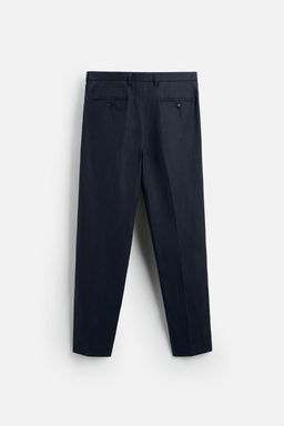 100% LINEN SUIT TROUSERS - Zara фото 23