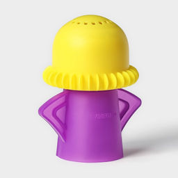 Устройство для чистки микроволновой печи Доляна, 10.5×8×13 см, пластик, фиолетовое