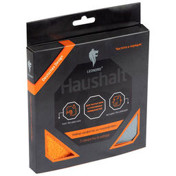 Набор салфеток из микрофибры 2шт для мытья окон арт.104909 /MALLONY/