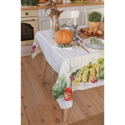 Скатерть Этель Vegetable 220х147 см, 100% хлопок, репс 210 г/м2  фото 3