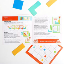 Настольна игра головоломка Puzzle IQ-блоки. 8 элементов, 4+ - Лас Играс фото 2