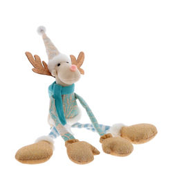 Игрушка набивная "Олень", L17 W10 H46/25 см, 2в.