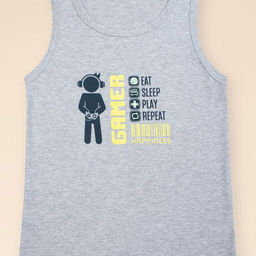 PELICAN, майка для мальчиков, Серый  фото 2