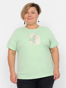 CRB wear/FSLW 60258-38 Футболка женская,ментоловый/Ex.Cherubino