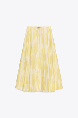ZW COLLECTION PRINTED MIDI SKIRT - Zara фото 5