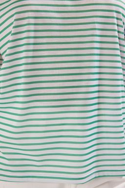 TRENDYOLMILLA K?rm?z? Cizgili Basic Orme T-Shirt TWOSS21TS0904  фото 4