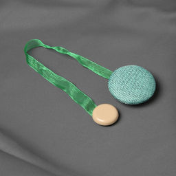 Цена за 3 шт. Подхват для штор Круг, d = 5 см, цвет бирюзовый - Арт узор фото 2