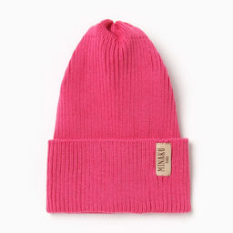 Шапка детская MINAKU, цвет малиновый, размер 48-52