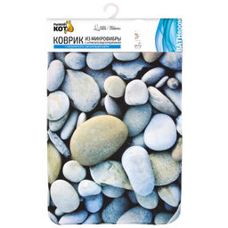 Коврик из микрофибры Mat-Pabbles_MF Галька,р-р 50*80см арт.000875