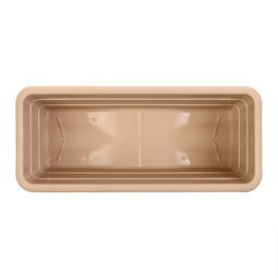 Ящик балконный для цветов, 6 л, 40×17×13.5 см, пластиковый, цвет капучино