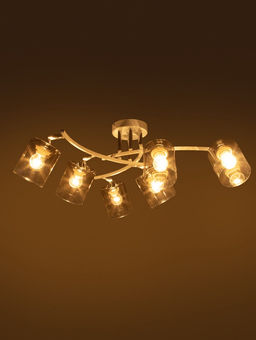 Люстра XA1682/6, 6×60 Вт, E27, белая