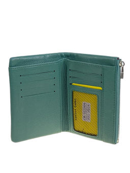 Женское портмоне из искусственной кожи, цвет зеленый - Greta фото 2