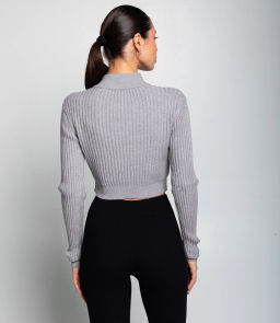 Джемпер #КТ1228, серый