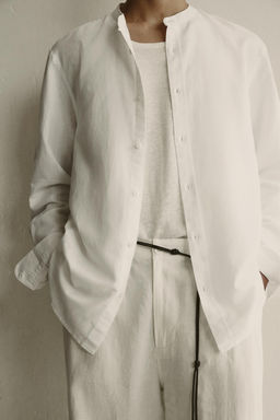 LINEN - COTTON SHIRT - Zara фото 12