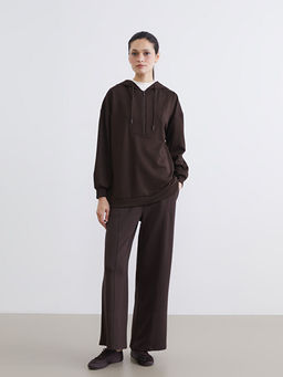 Kap??onlu Oversize Kad?n Sweatshirt Tunik